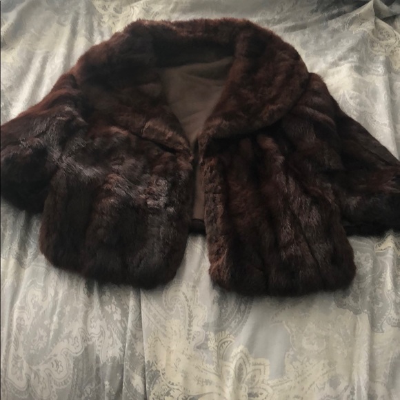 Mink jacket brown - Picture 1 of 4